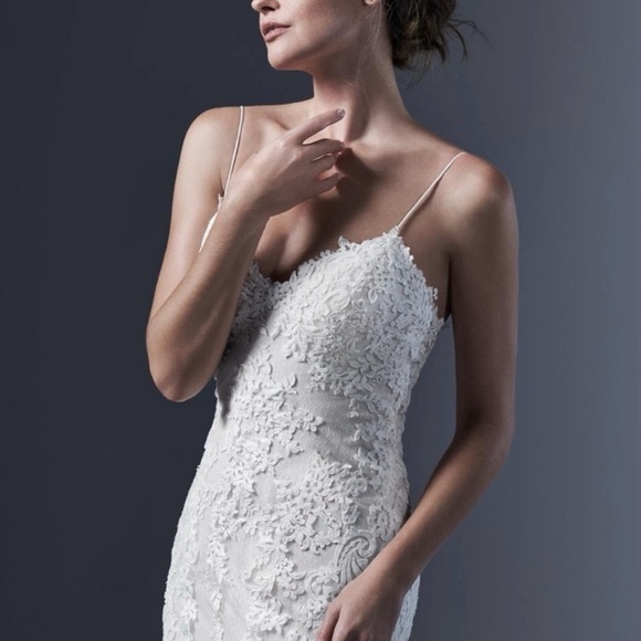 NWT SOTTERO AND MIDGLEY-MATTEA-5SR602 Wedding Dress - Size 8 - White - Mermaid - Picture 11 of 16